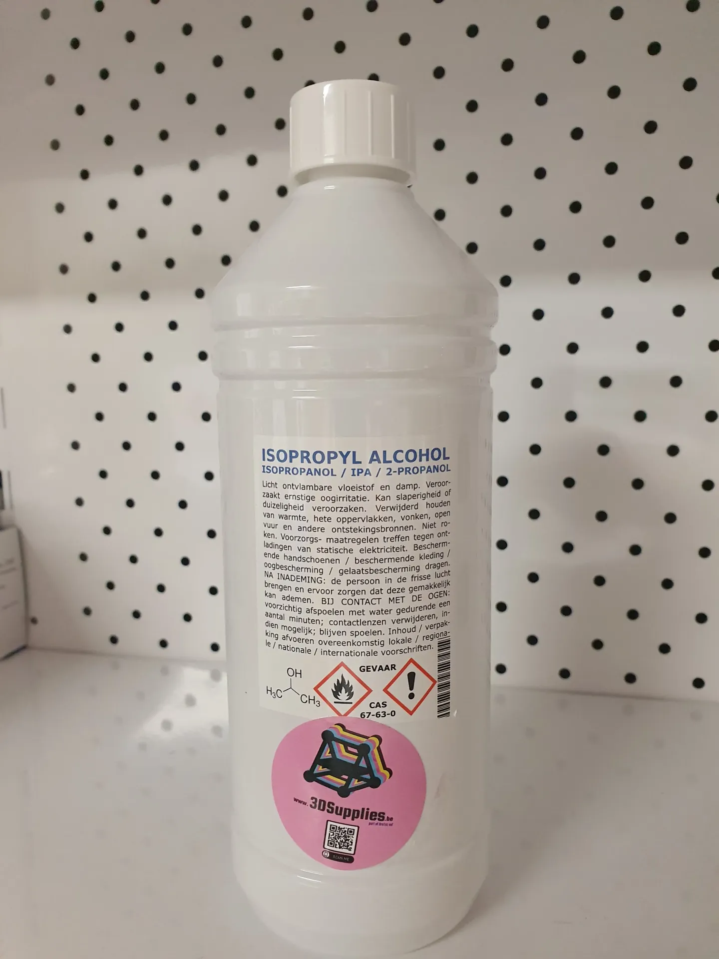 [IPA1L] Isopropanol 99% (Isopropyl alcohol - IPA) 1L resin oplosmiddel