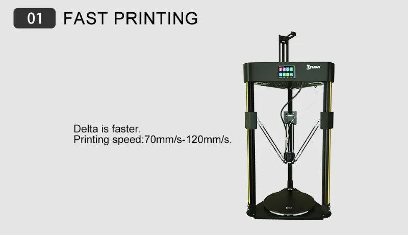 [FLSUNQ5] FLSun Q5 FDM delta printer (SNEL-bouwpakket)