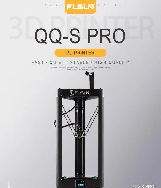 [FLSUNQQSPRO] FLSun QQ-S Pro FDM delta printer (SNEL-bouwpakket)