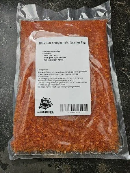 [SilicOrange1KG] Silica Gel korrels oranje 1kg