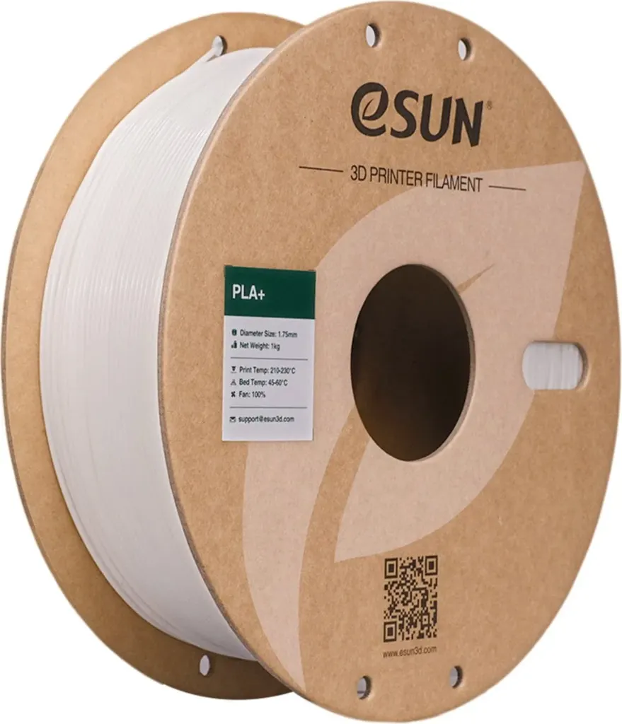 [ESUN-PLA+-WHT-1KG] 1.75mm PLA+ - eSun (Wit)